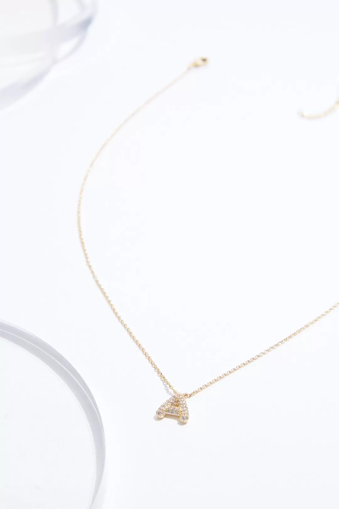 Cato Necklaces | A Initial Bubble Necklace