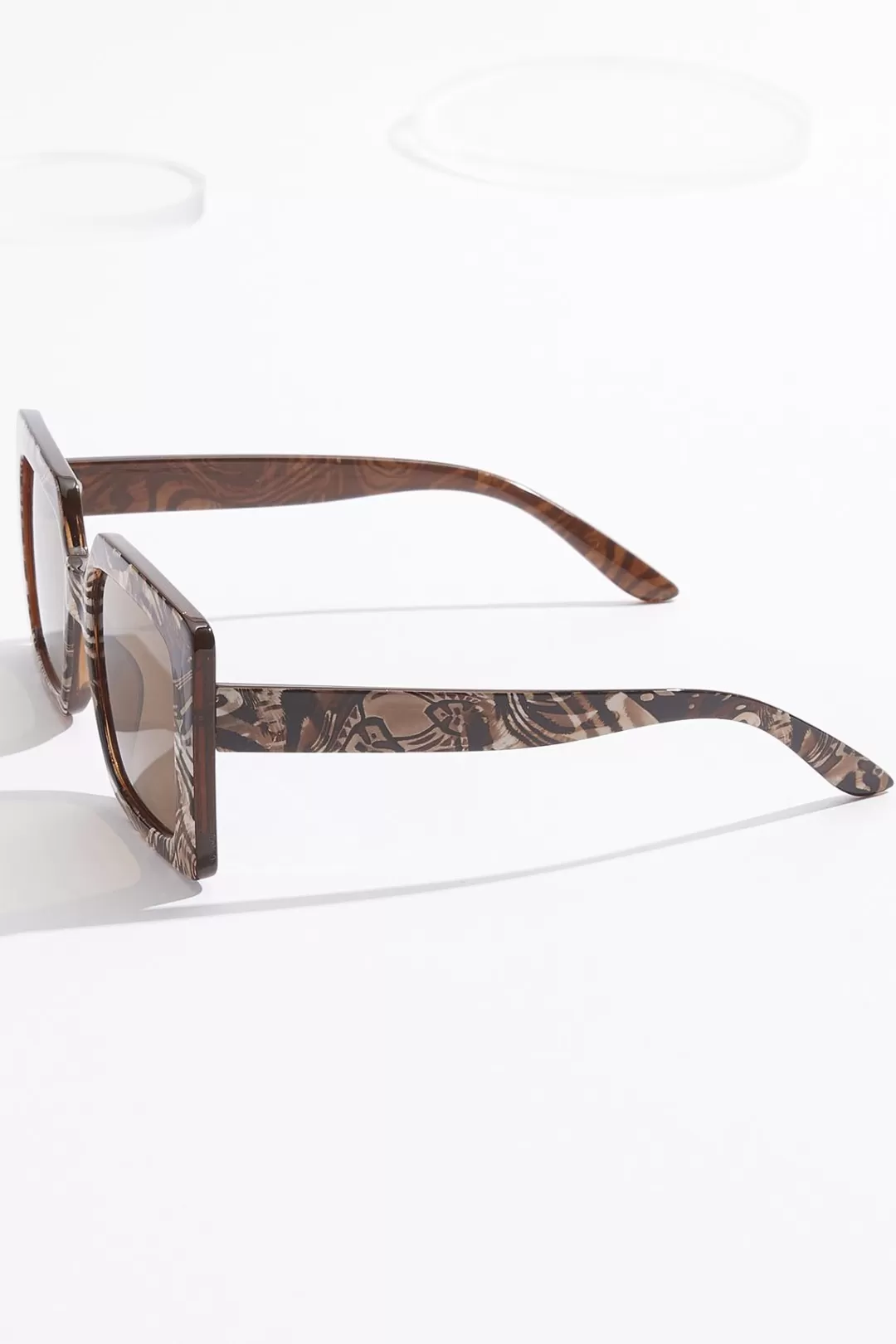 Cato Sunglasses | Animal Square Sunglasses