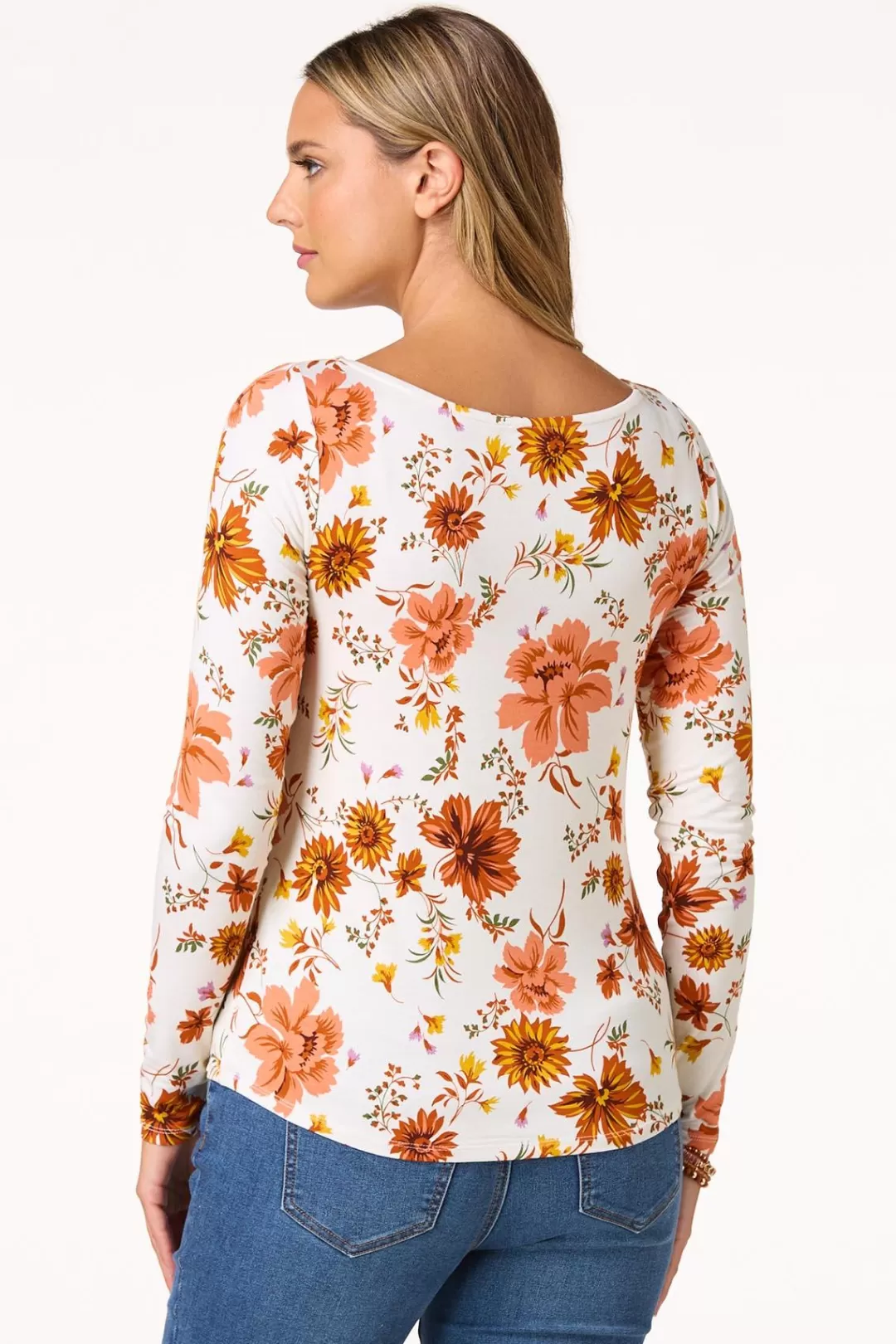 Cato Tops | Autumn Floral Top