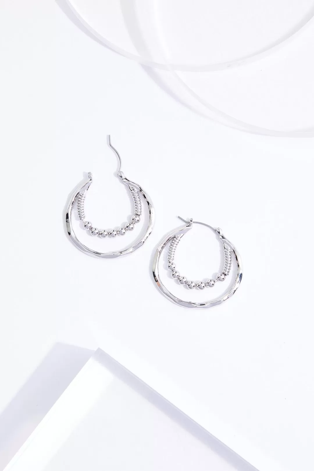 Cato Earrings | Ball Double Row Earrings