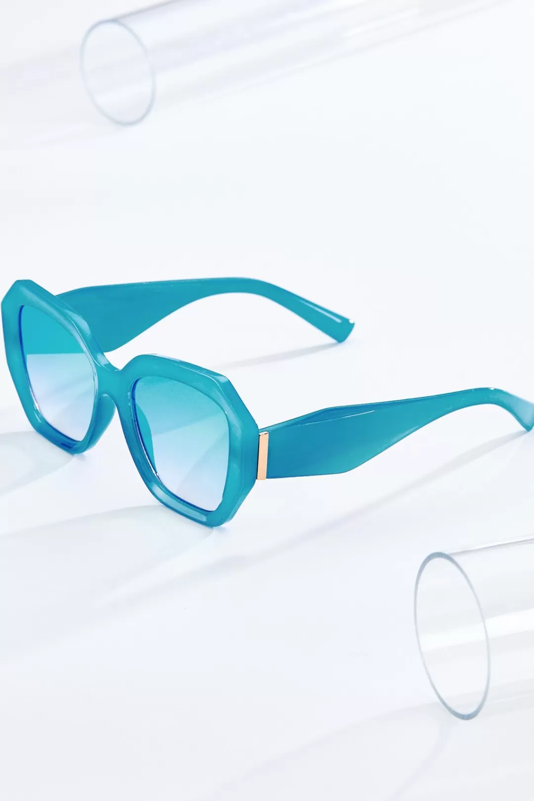 Cato Sunglasses | Blue Mirror Lens Sunglasses