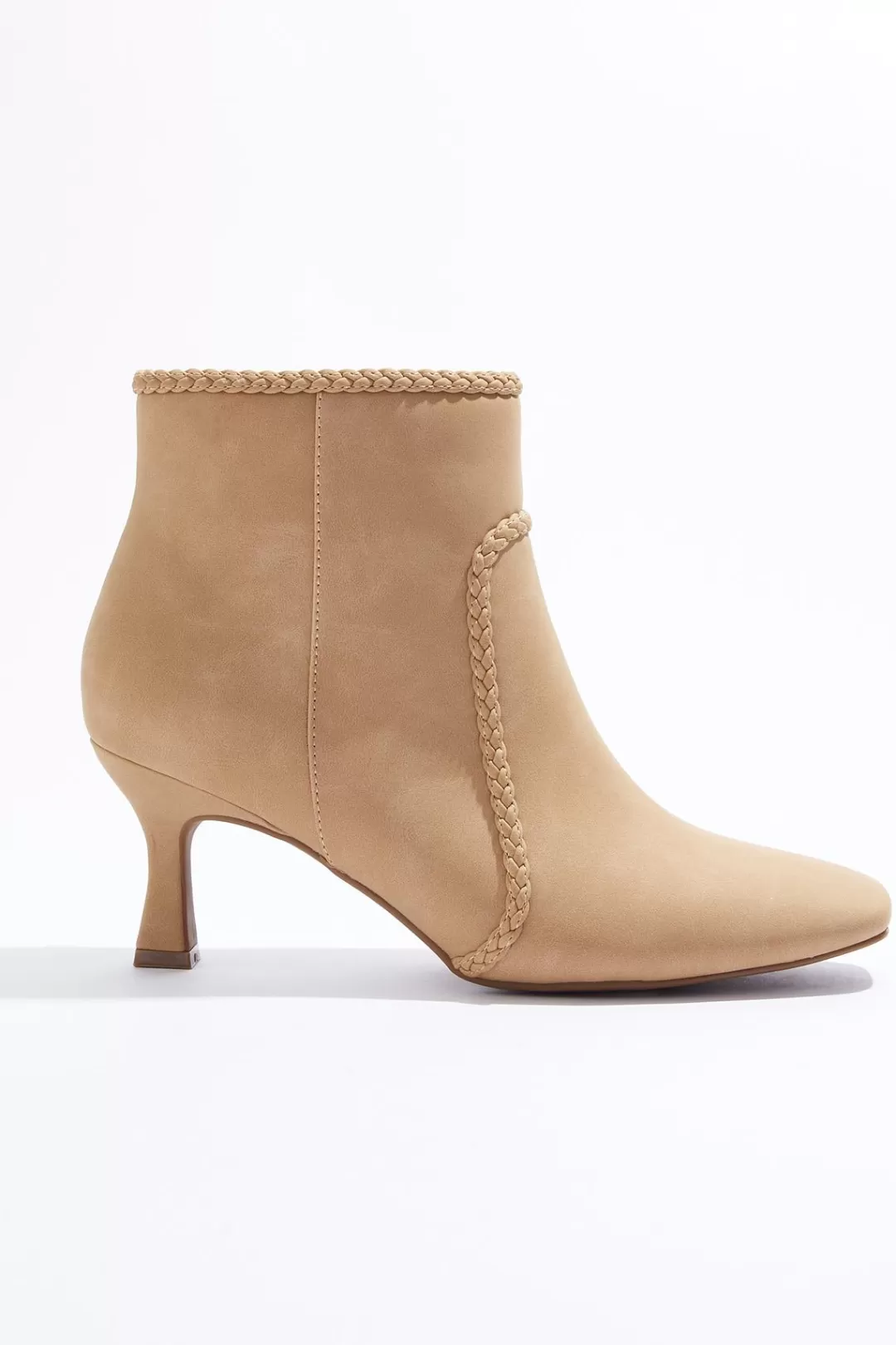 Cato Boots | Braided Trim Booties