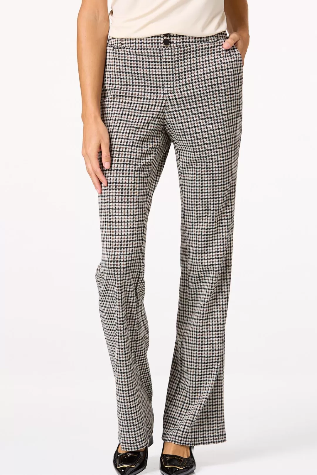 Cato Suiting | Pants | Brown And Black Houndstooth Pants