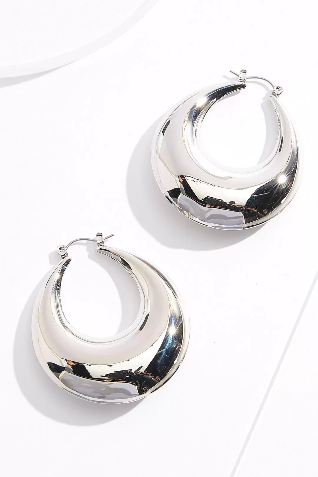 Cato Earrings | Bubble Cutout Hoop Earrings