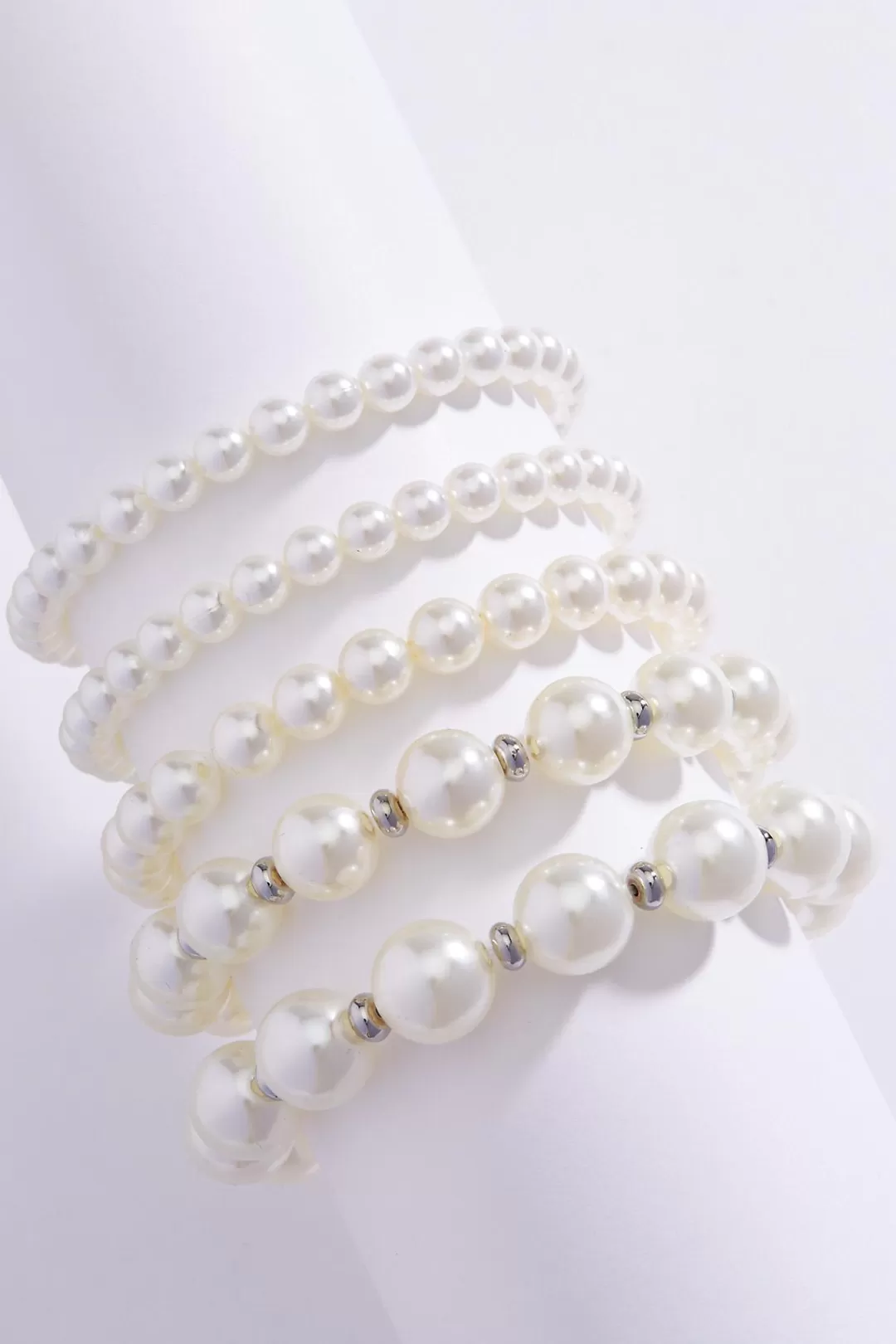 Cato Social Occasion | Bracelets | Chunky Pearl Stretch Bracelet Set