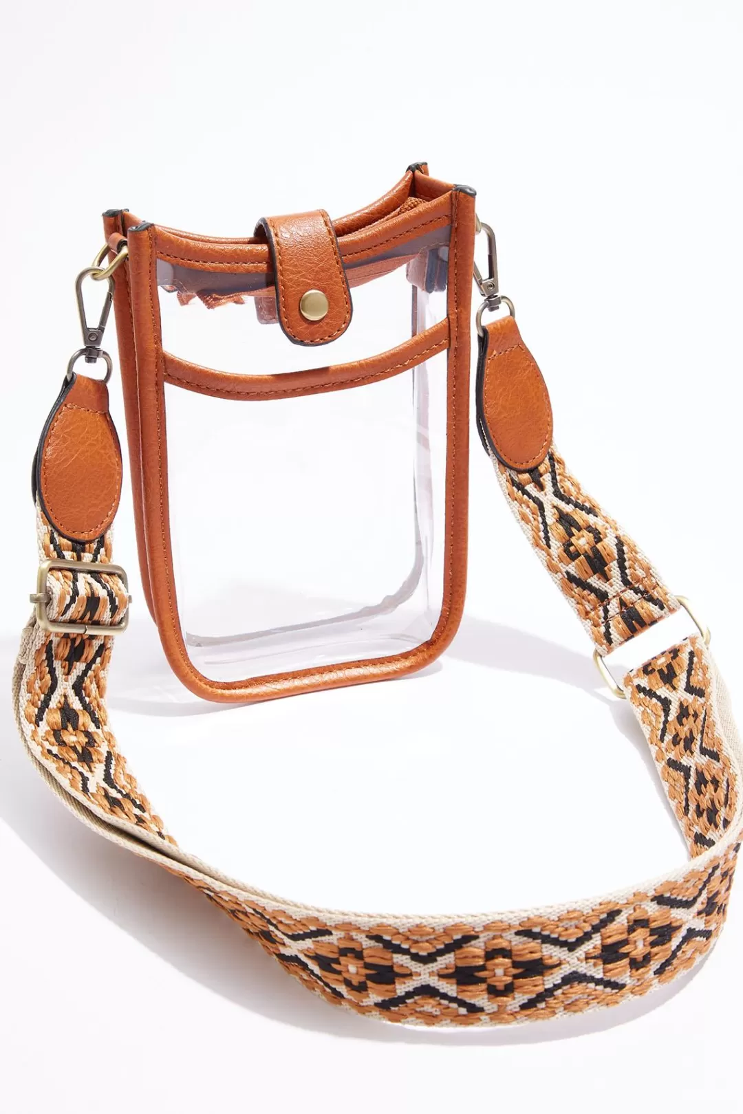 Cato Handbags | Clear Guitar Strap Crossbody