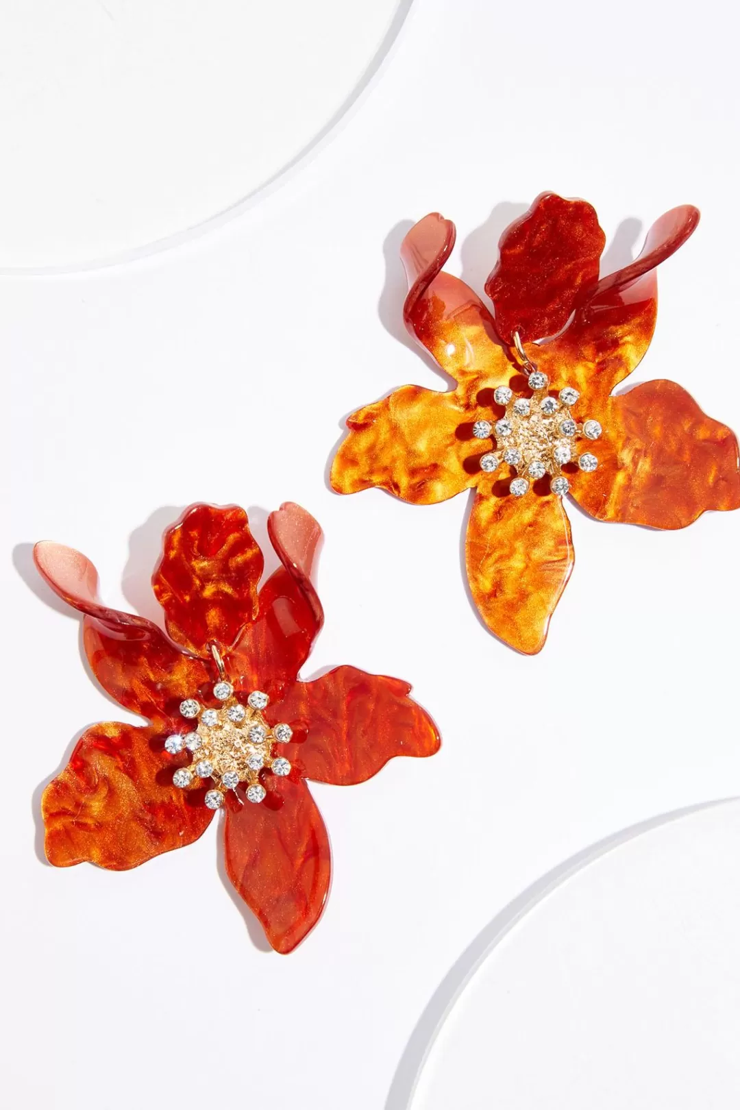 Cato Earrings | Clip- On Flower Earrings