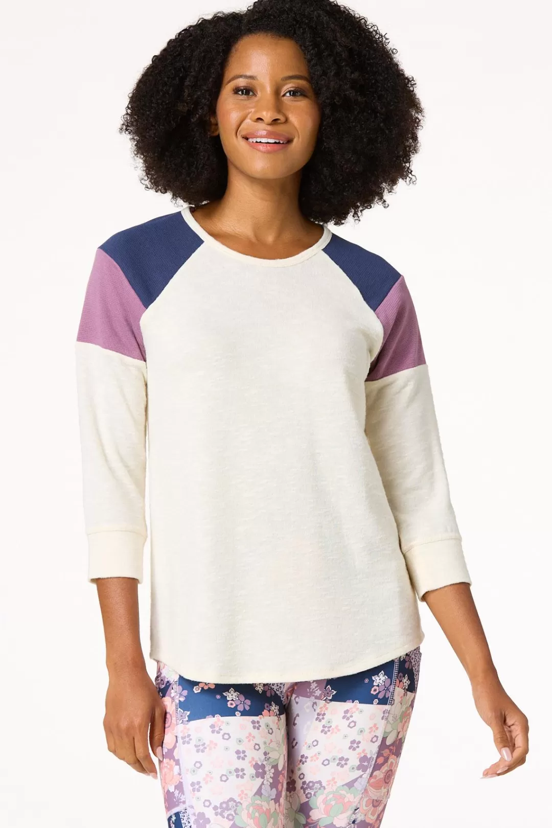 Cato Athleisure | Tops | Colorblock Hacci Tunic