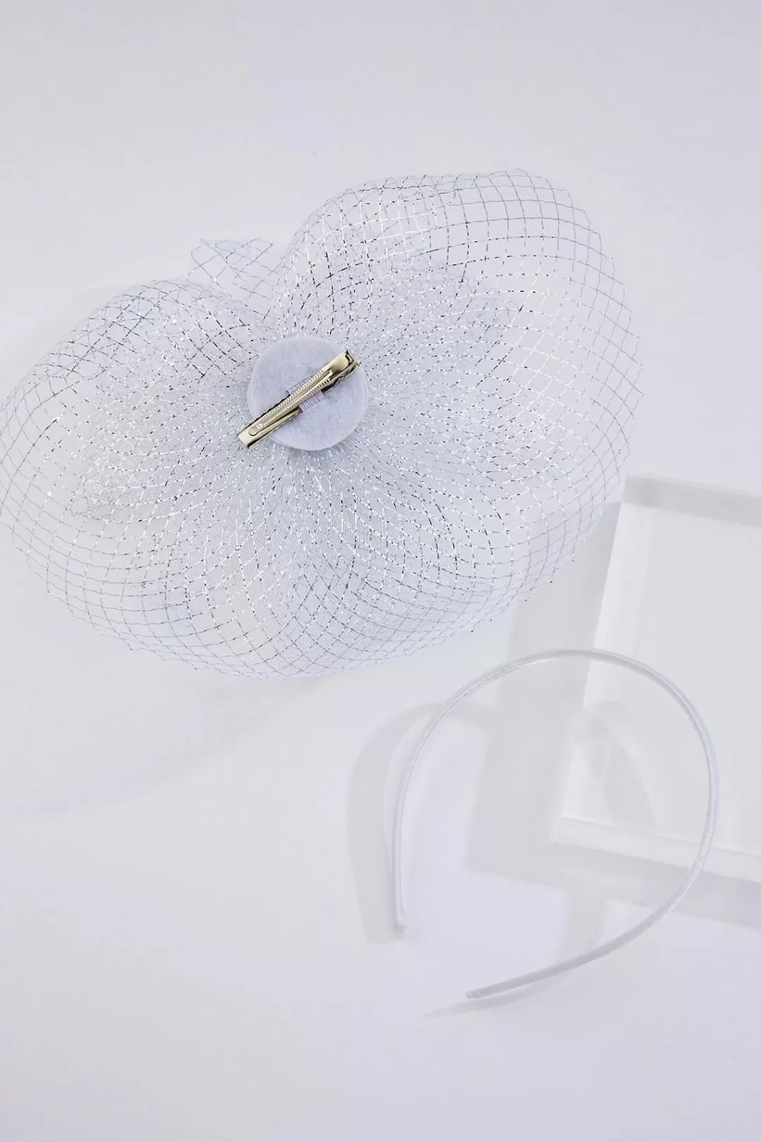 Cato Hats & Hair | Criss Cross Pearl Bow Fascinator