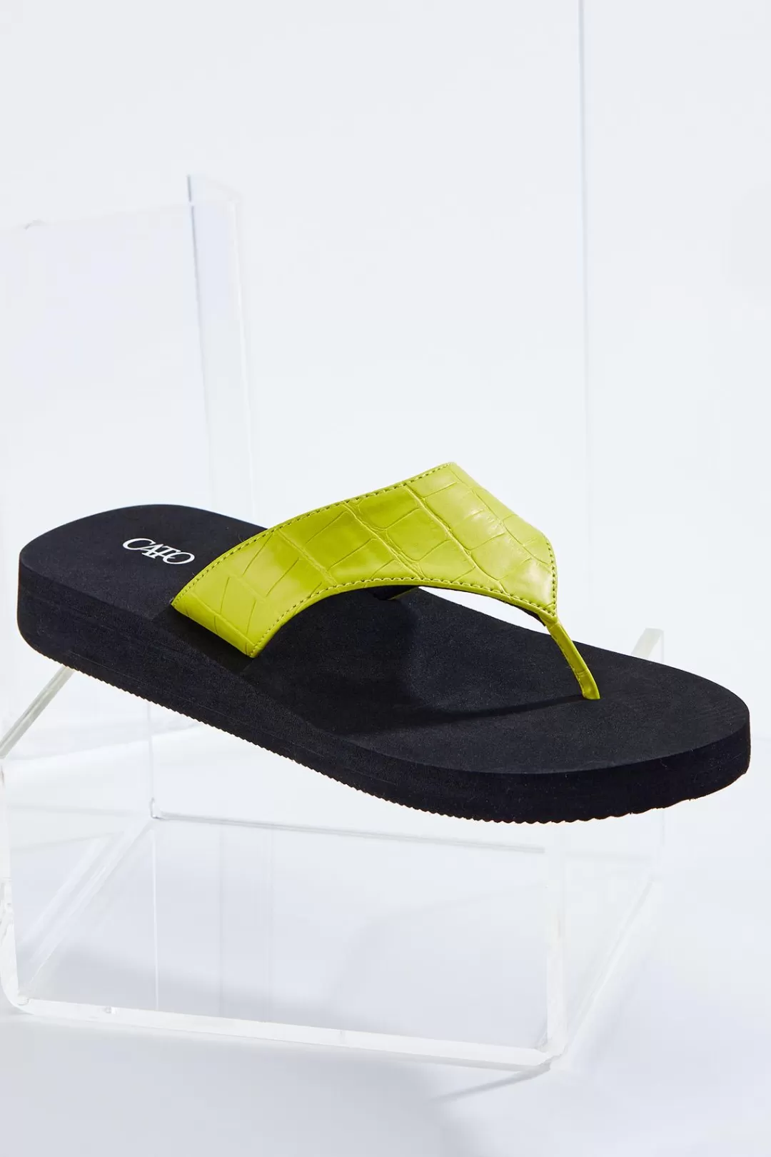 Cato Sandals | Croc Strap Flip Flops