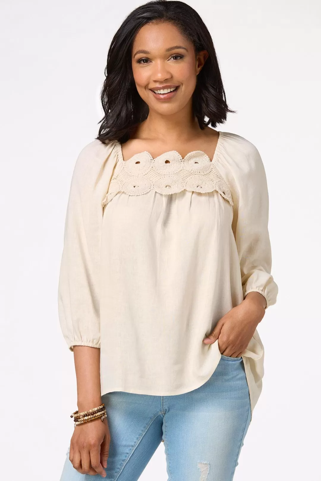 Cato Tops | Crochet Medallion Top