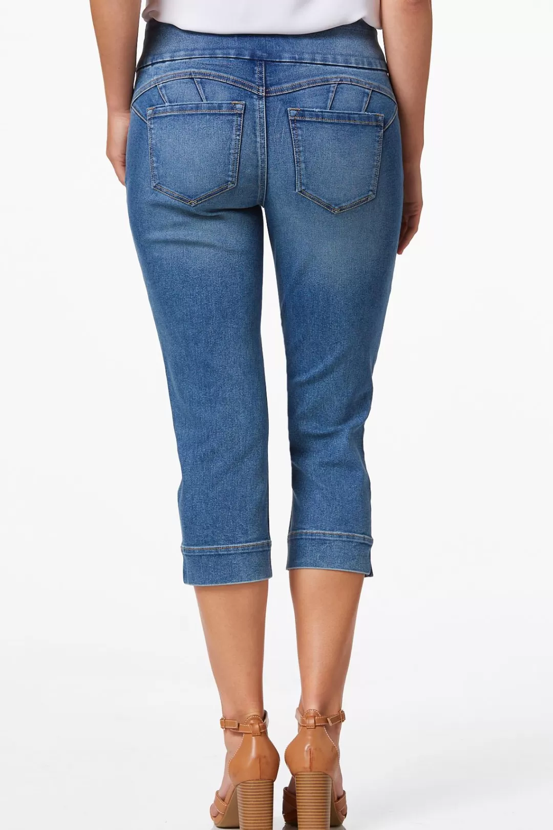 Cato Jeans | Cropped Pull- On Jeans