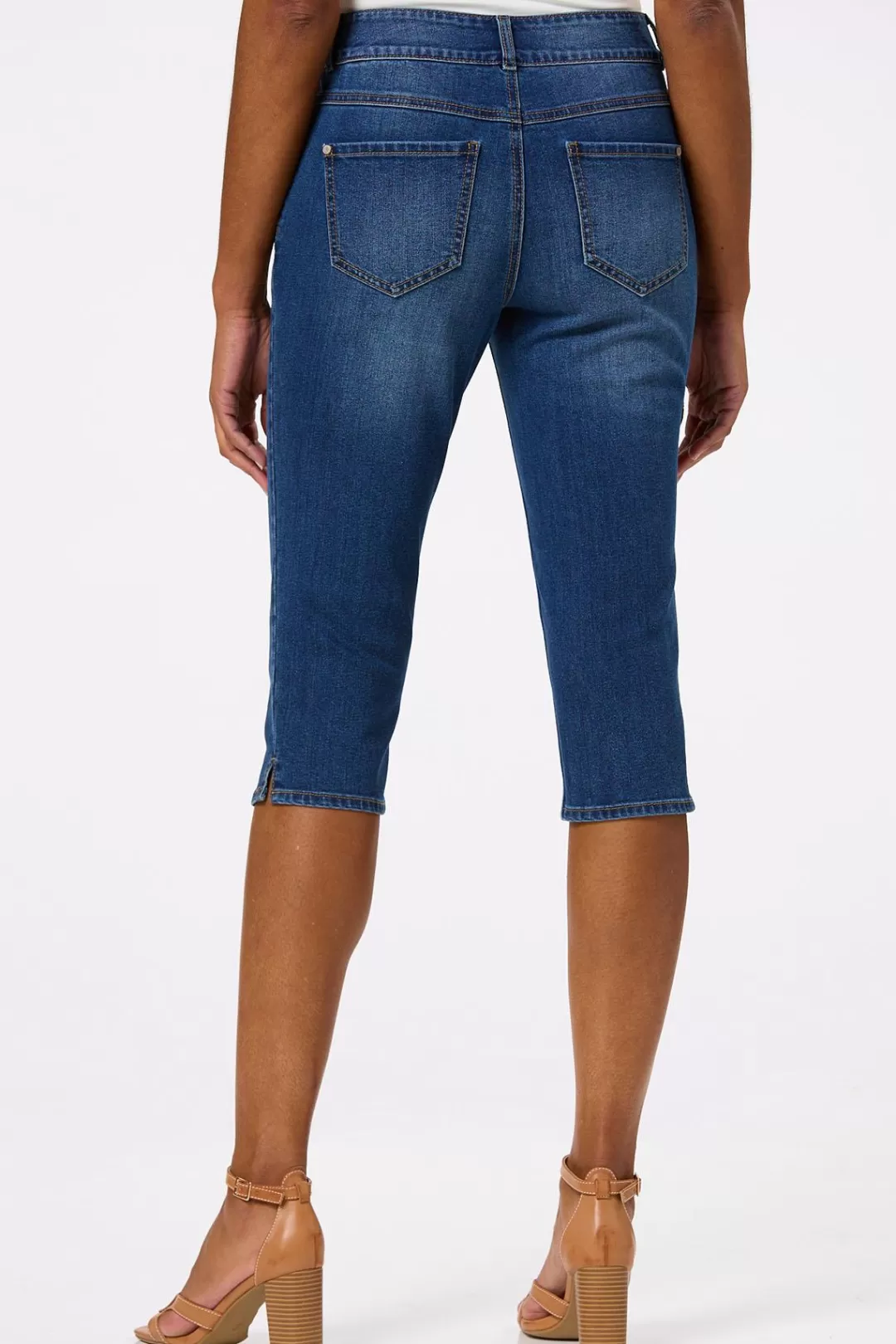 Cato Jeans | Cropped Two Button Skinny Jeans