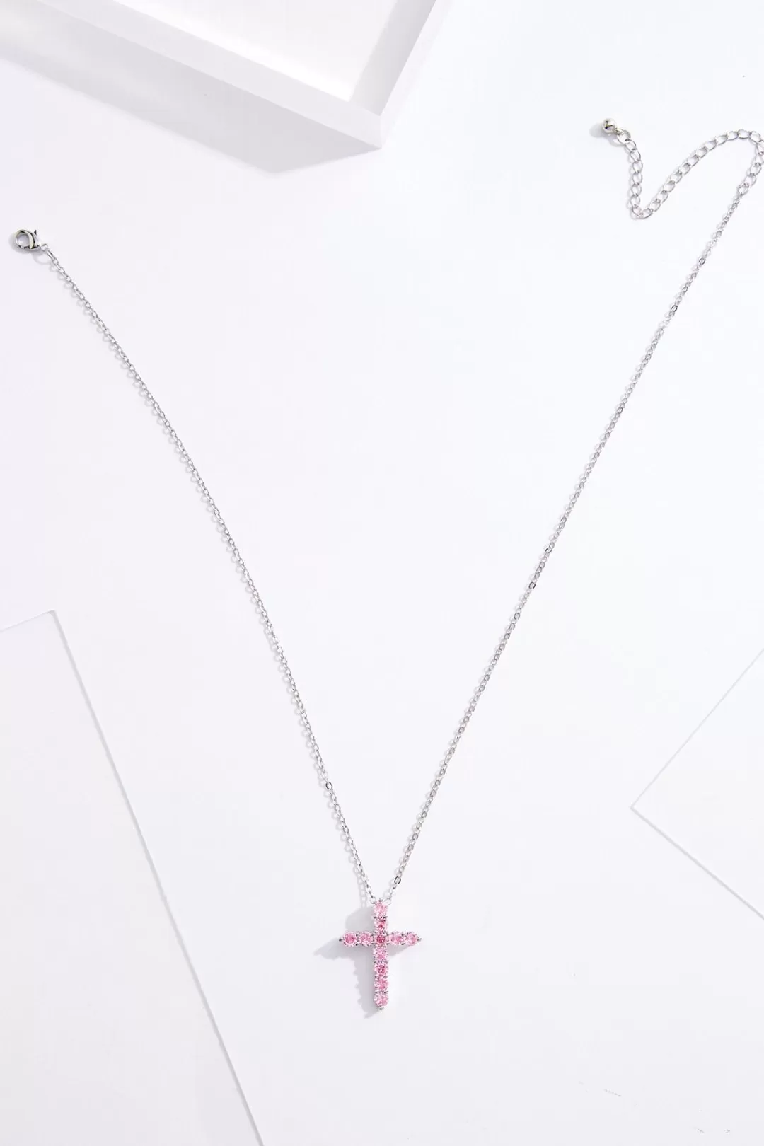 Cato Necklaces | Inspirational | Cubic Zirconia Cross Pendant Necklace