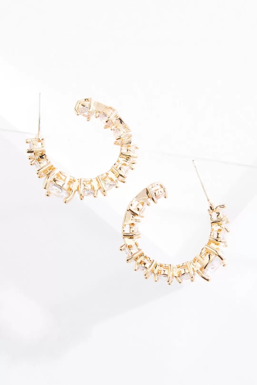 Cato Social Occasion | Earrings | Cubic Zirconia Hoop Earrings