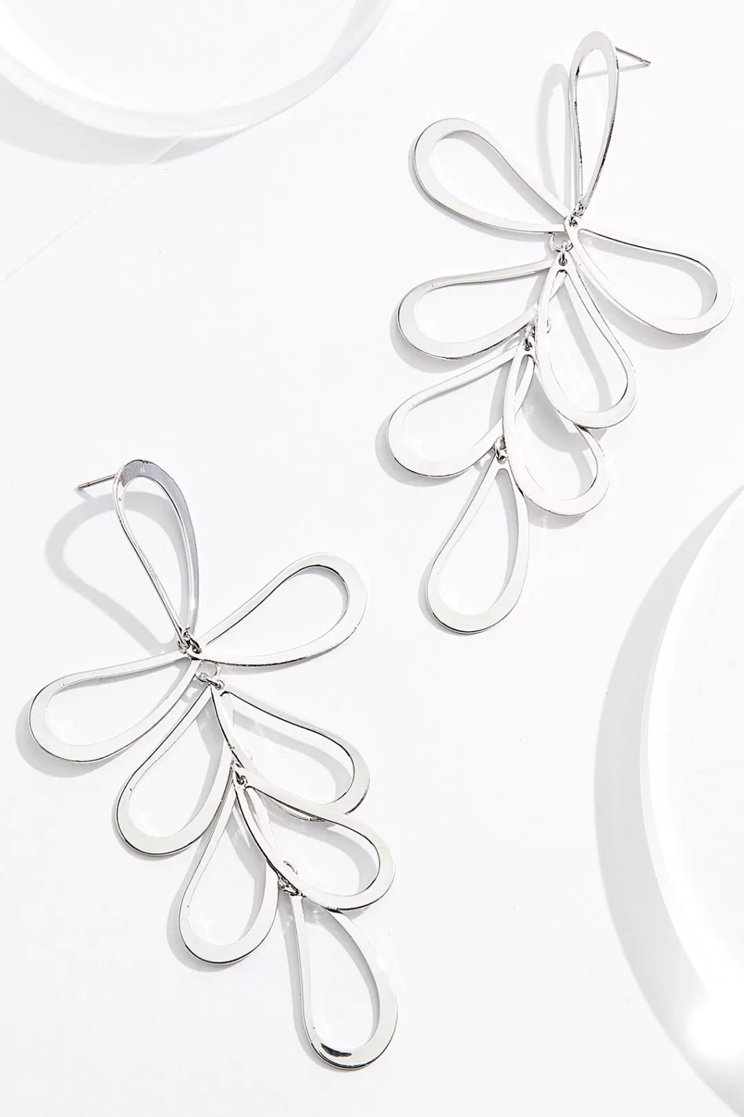 Cato Earrings | Cutout Leaf Dangle Earrings