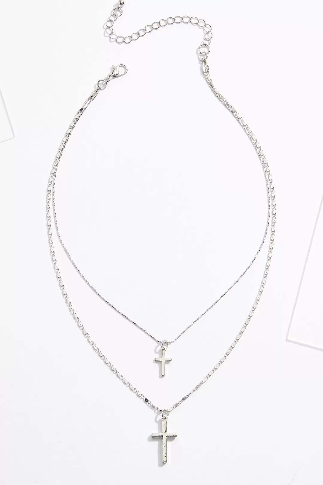 Cato Inspirational | Necklaces | Dainty Cross Layered Necklace