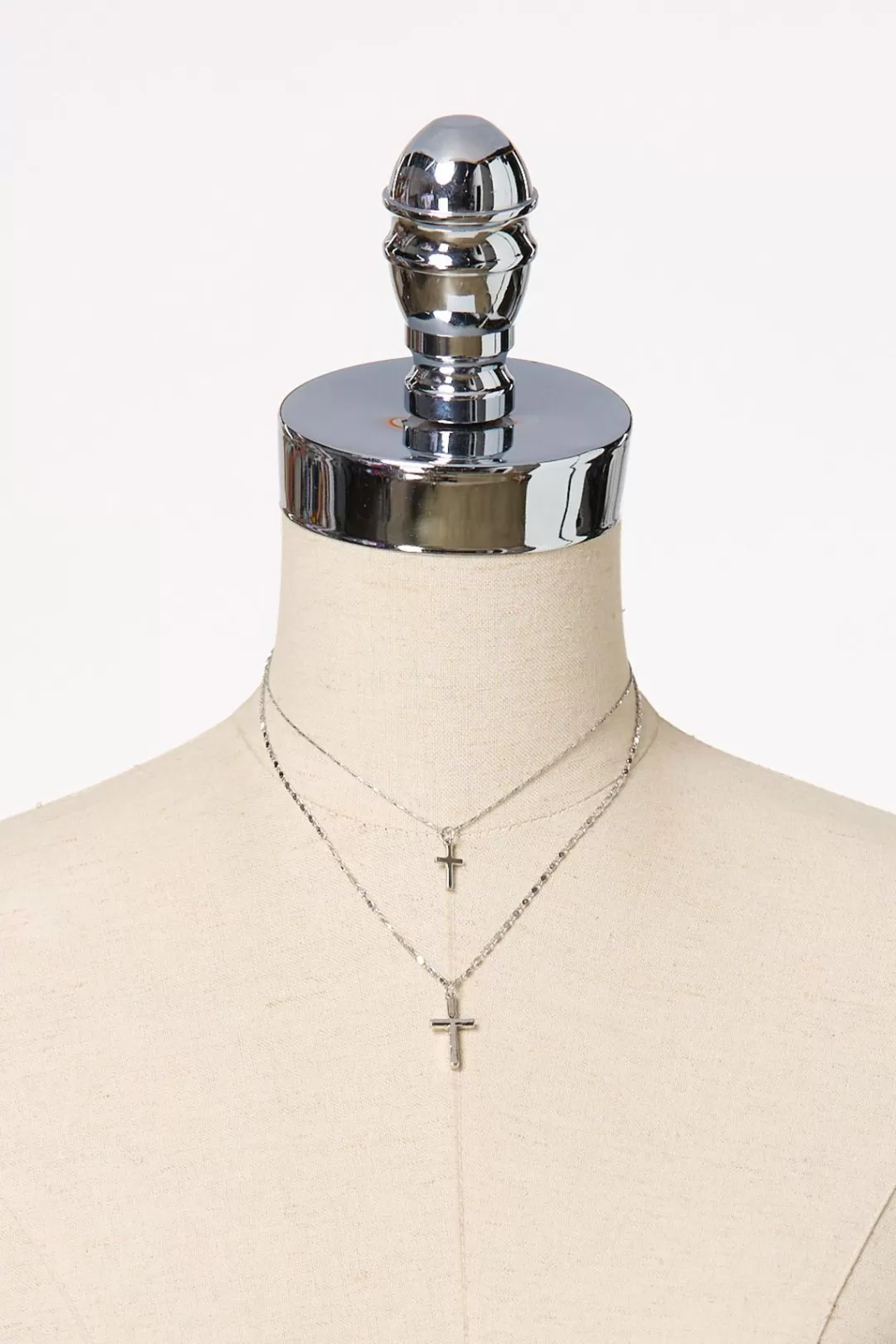 Cato Inspirational | Necklaces | Dainty Cross Layered Necklace