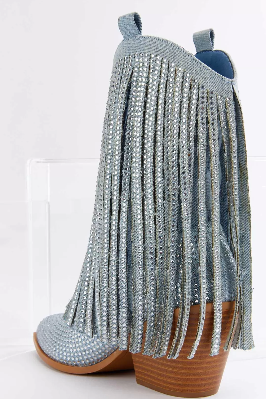 Cato Boots | Bling Fringe Boots