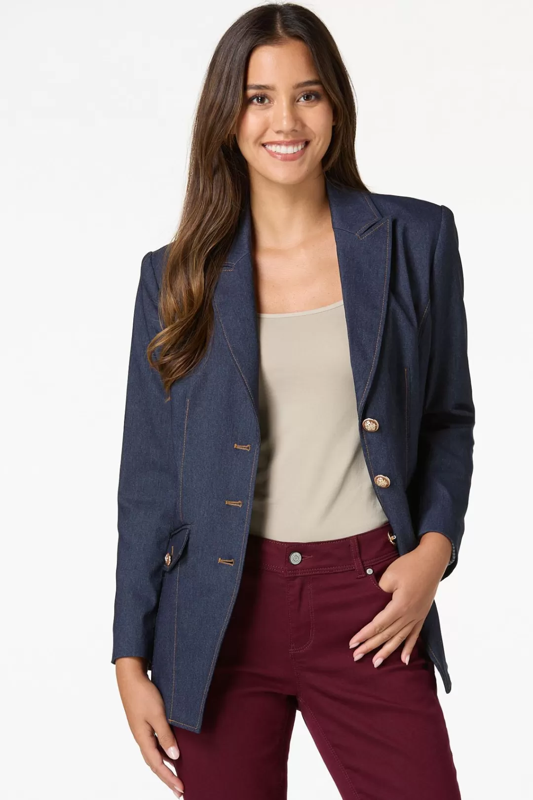 Cato Suiting | Jackets & Vests | Dressy Denim Blazer