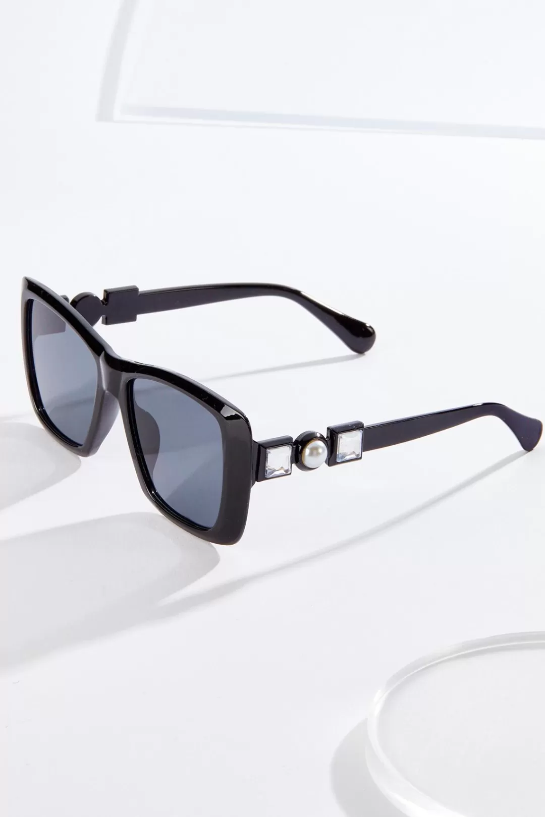 Cato Sunglasses | Embellished Arm Square Sunglasses