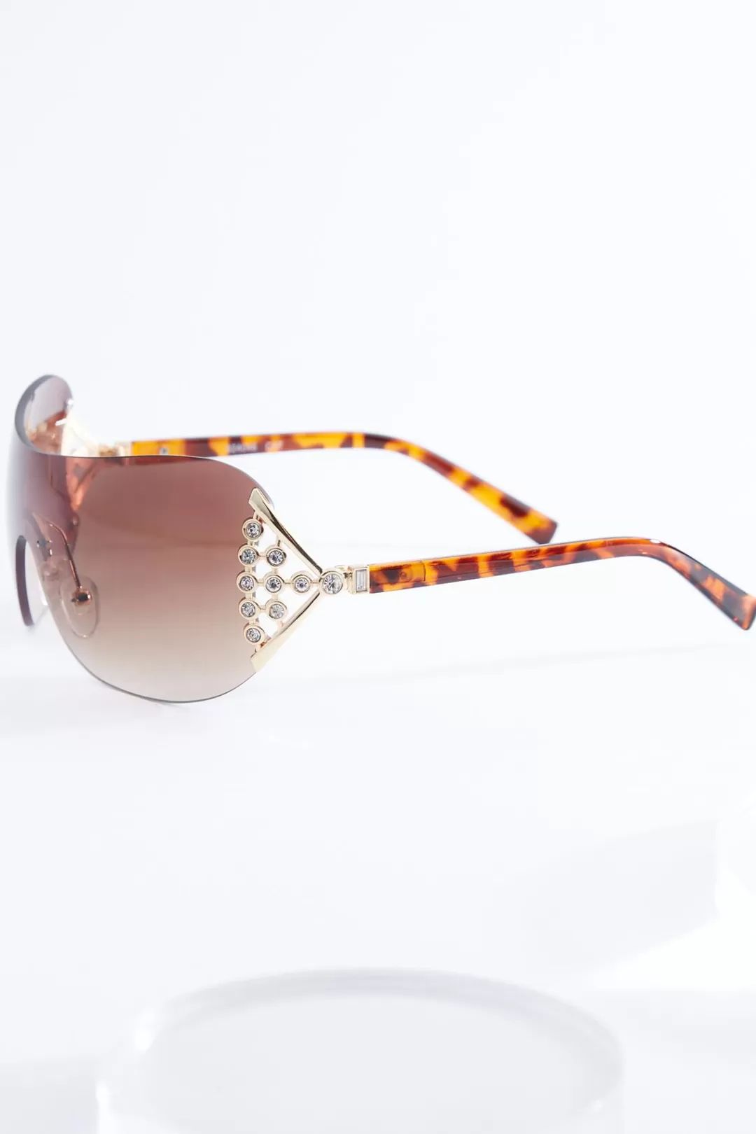 Cato Sunglasses | Embellished Shield Sunglasses