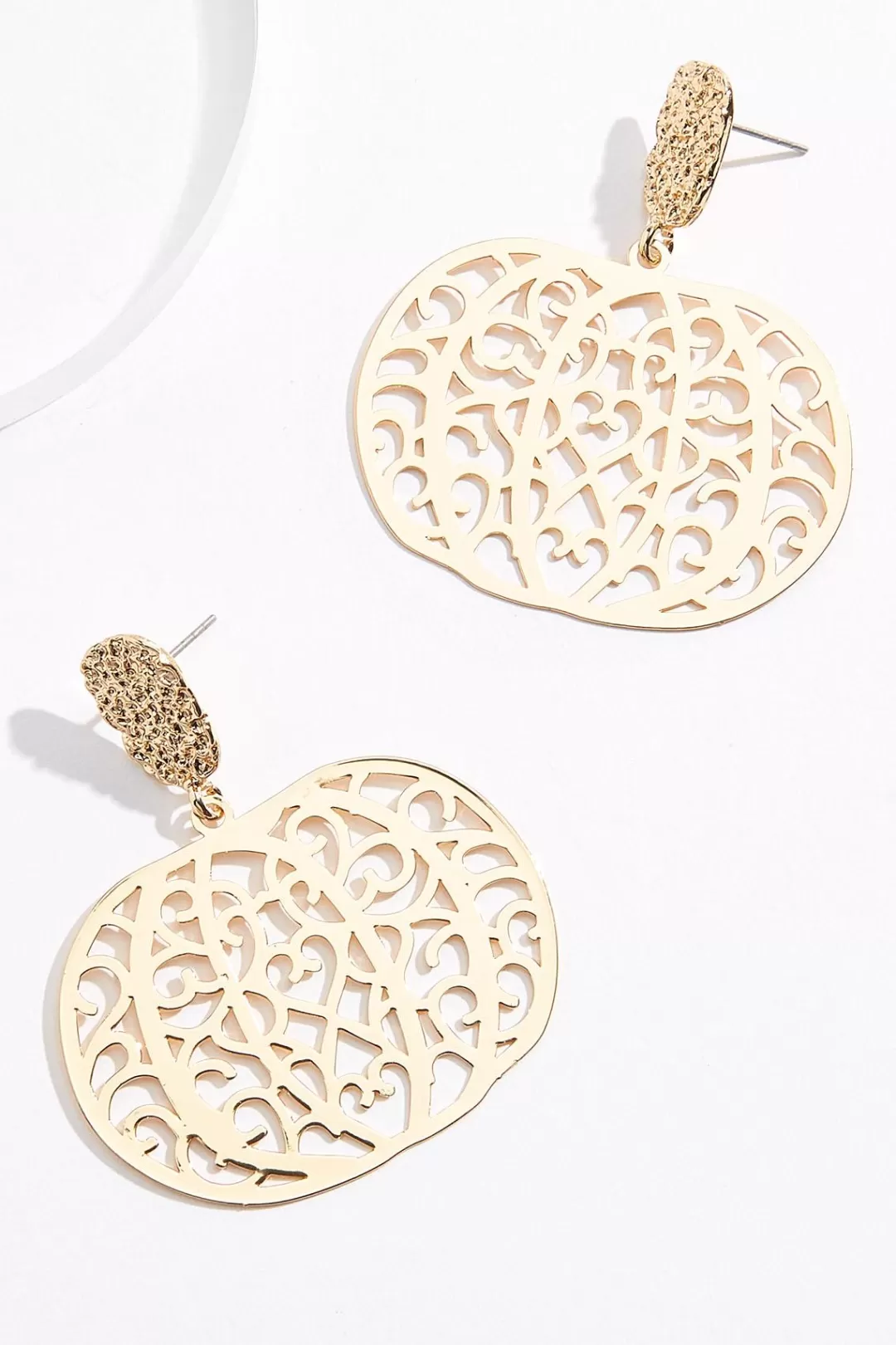 Cato Earrings | Filigree Pumpkin Earrings