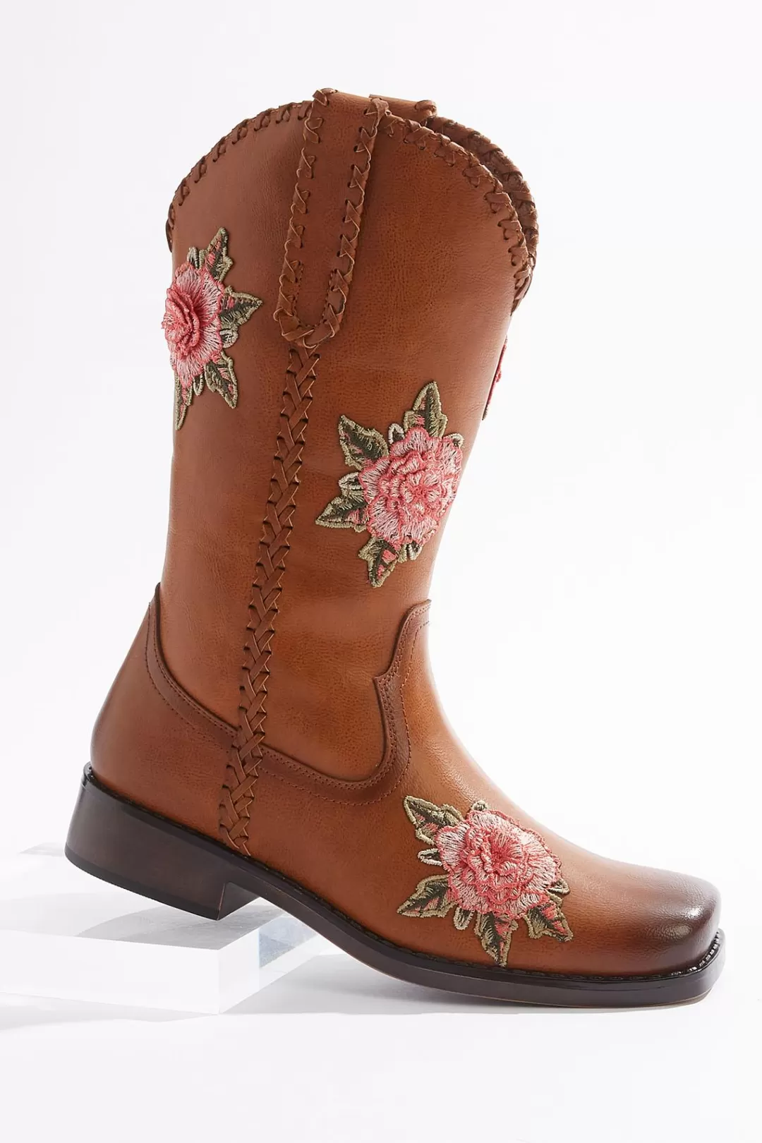 Cato Boots | Flower Western Boots