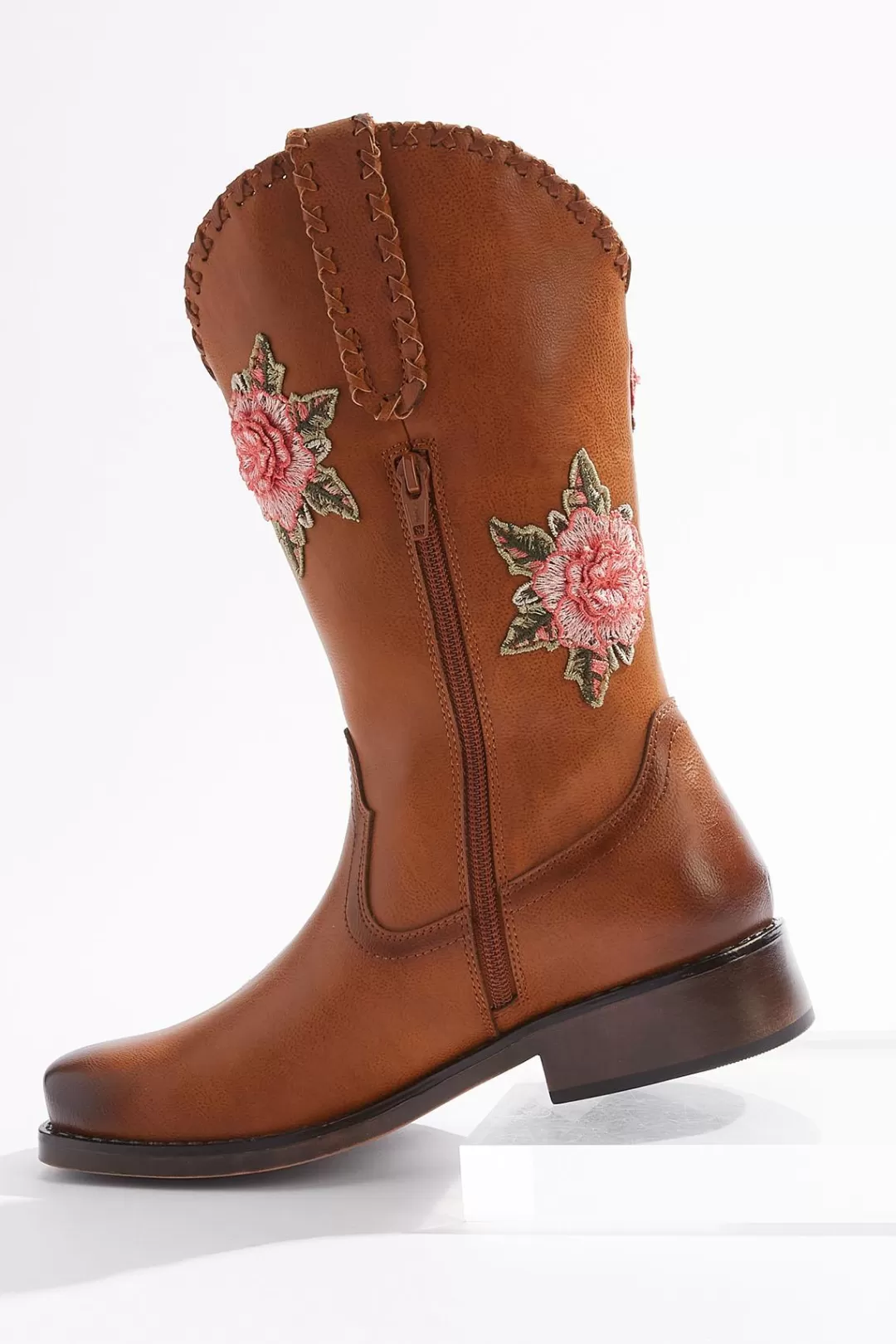 Cato Boots | Flower Western Boots