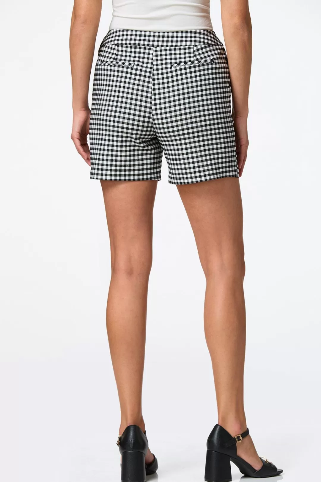 Cato Shorts | Gingham Pull- On Shorts