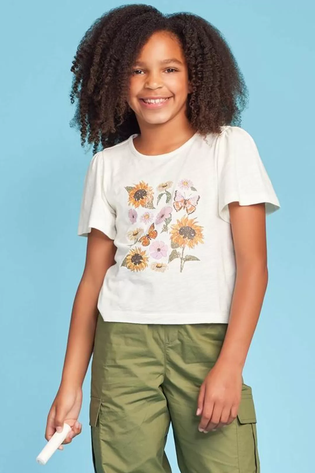 Cato Tops & Jackets | Girls Floral Sunflower Tee