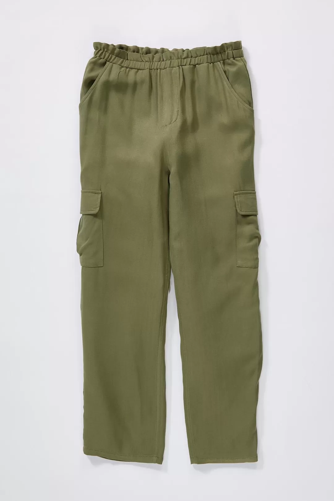 Cato Bottoms | Girls Olive Paperbag Pants