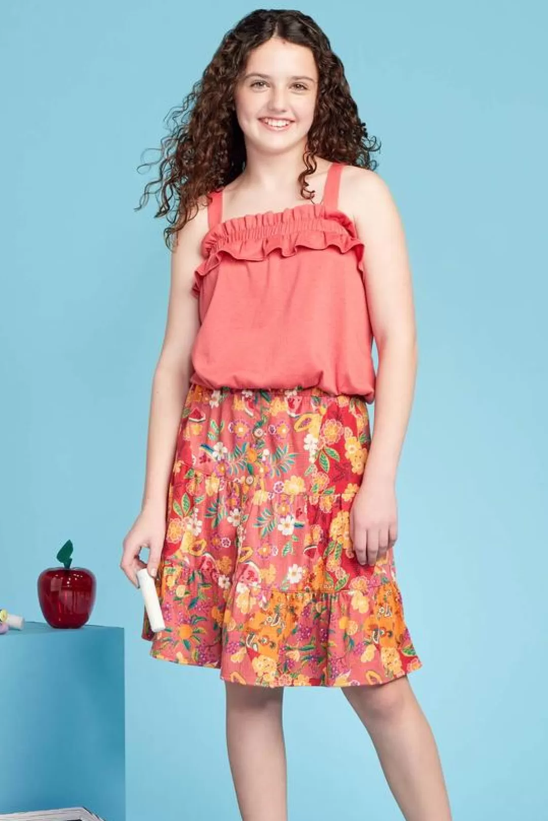 Cato Tops & Jackets | Girls Ruffled Bubble Tank