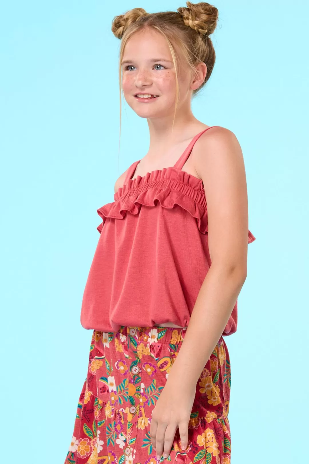 Cato Tops & Jackets | Girls Ruffled Bubble Tank