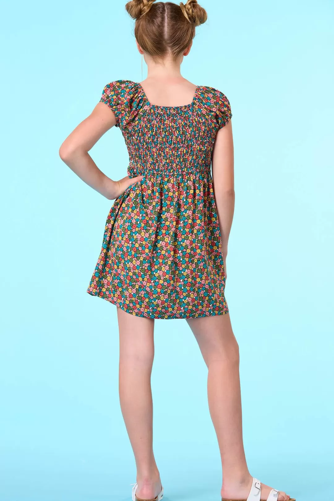 Cato Dresses | Girls Smocked Floral Dress