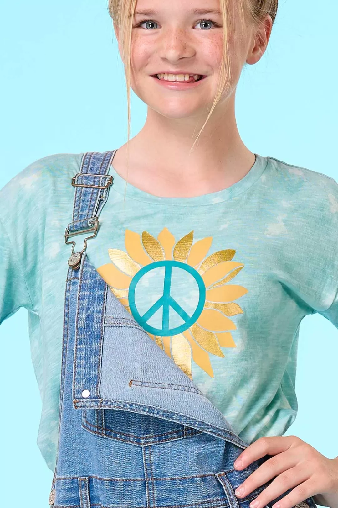 Cato Tops & Jackets | Girls Tie Dye Sunflower Tee