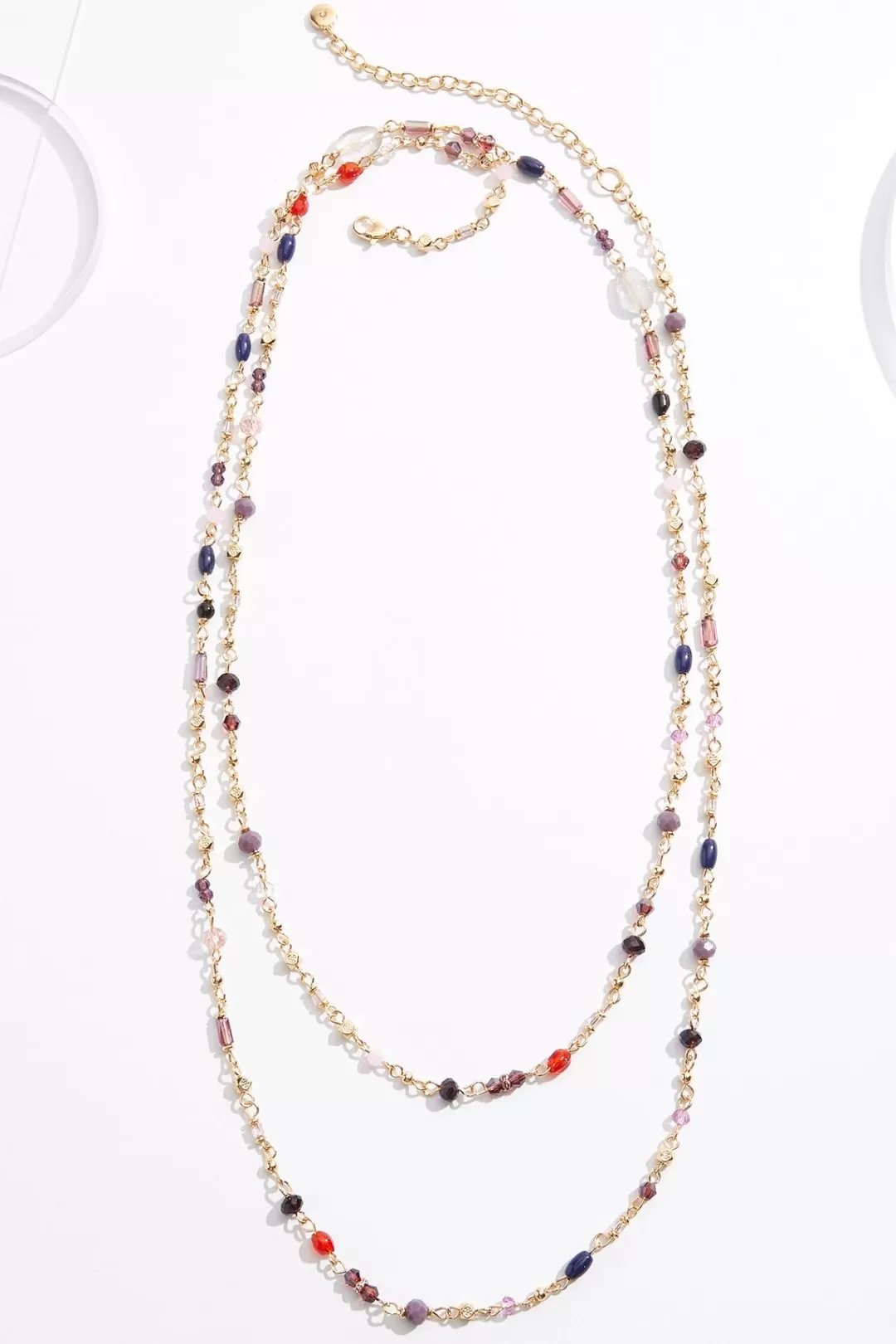 Cato Necklaces | Glass Bead Long Necklace