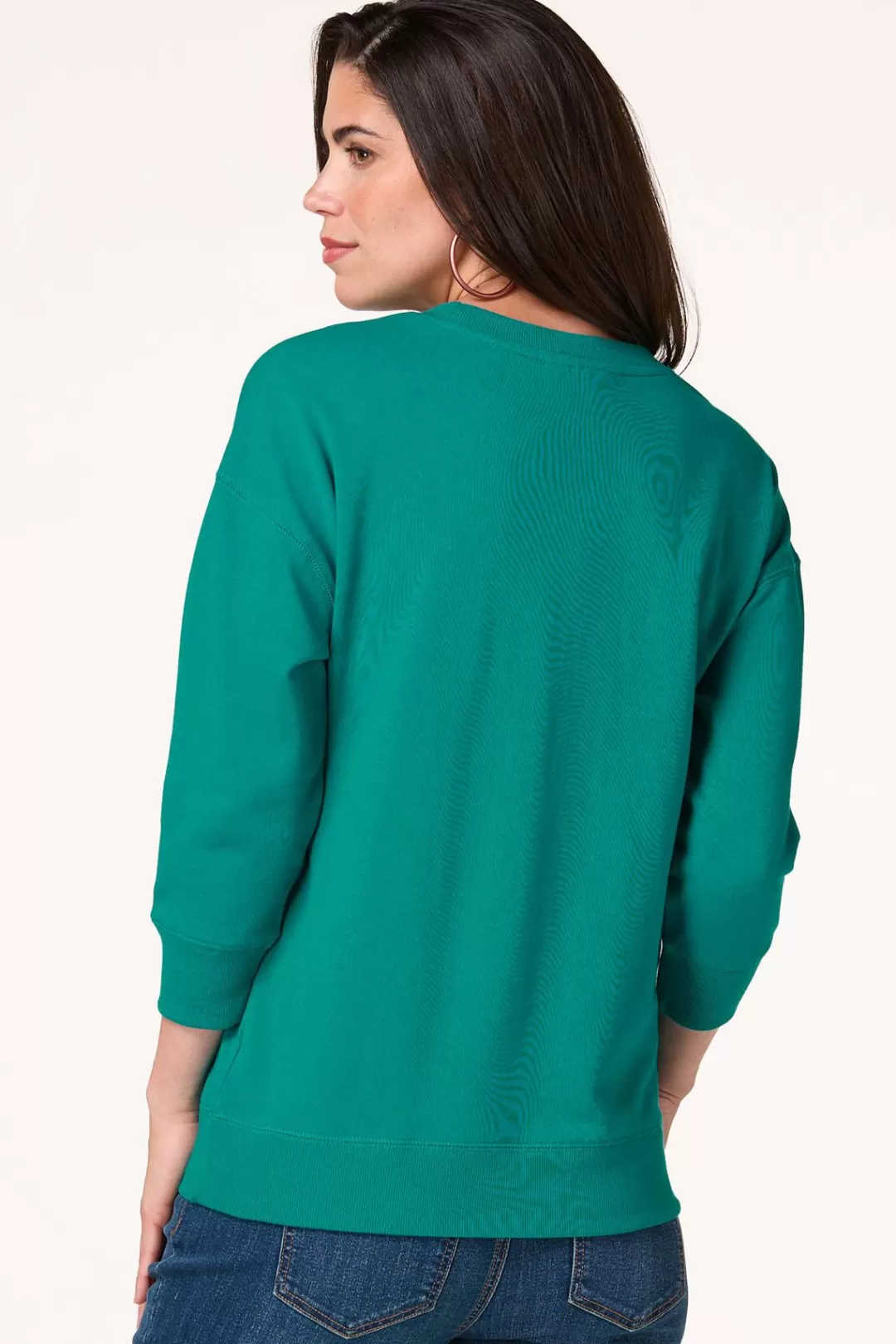 Cato Tops | Glittery Howdy Sweatshirt