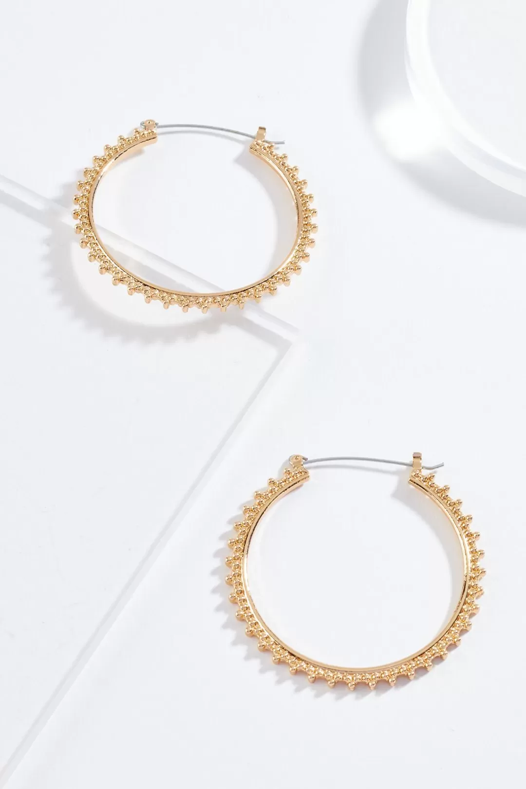 Cato Earrings | Burst Hoop Earrings