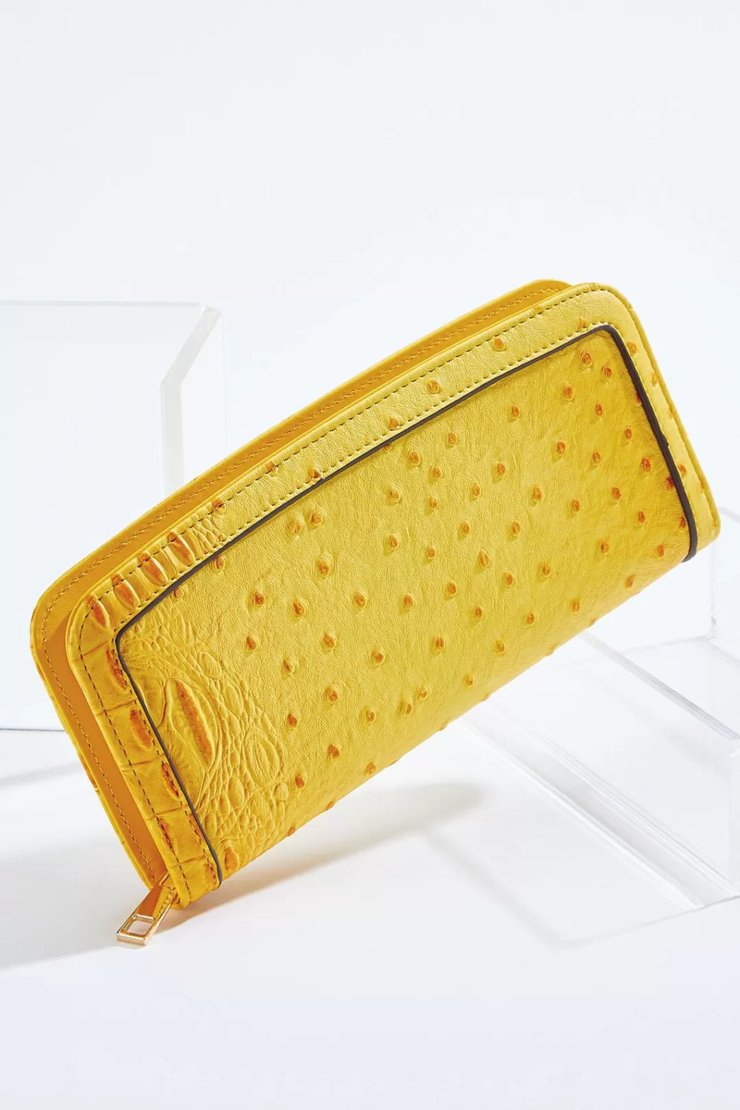 Cato Handbags | Golden Textured Wallet