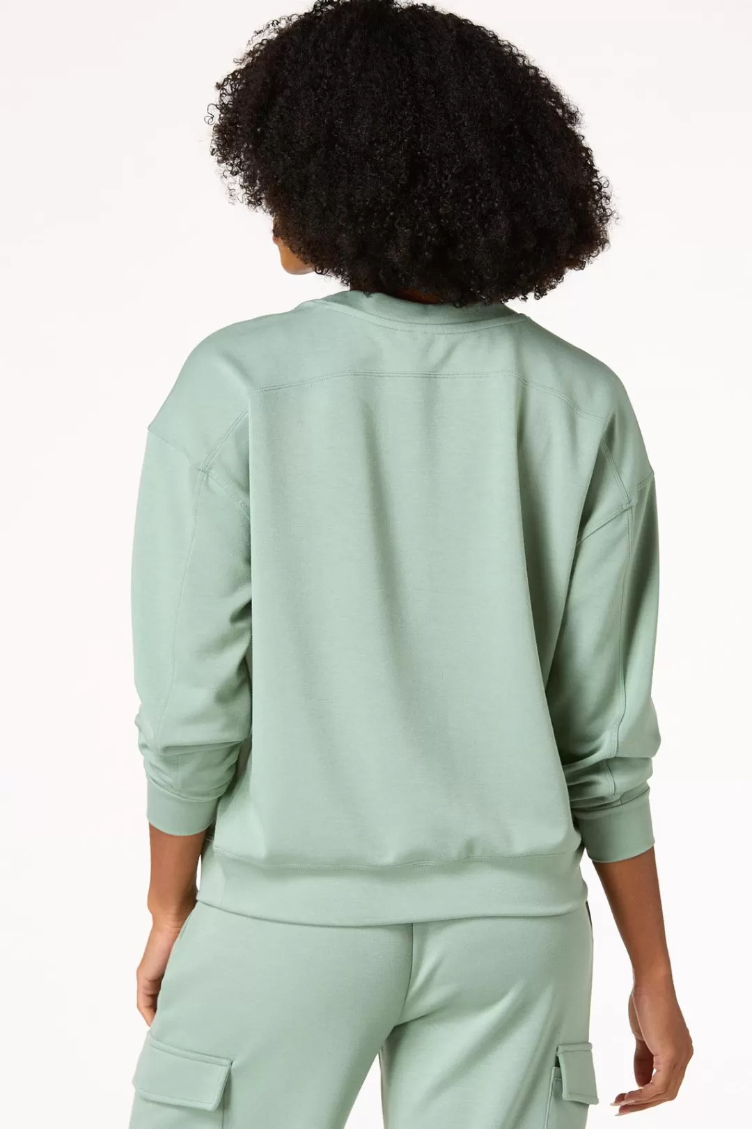 Cato Athleisure | Tops | Green Crew Neck Sweatshirt