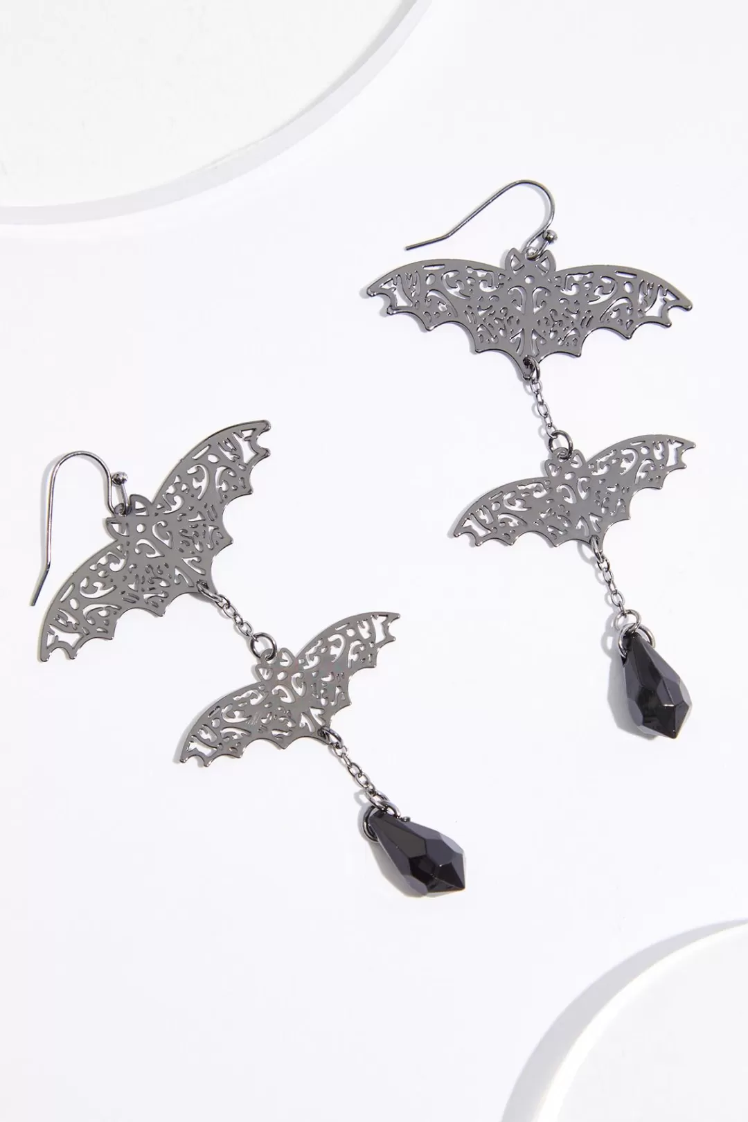 Cato Earrings | Halloween Bat Linear Earrings