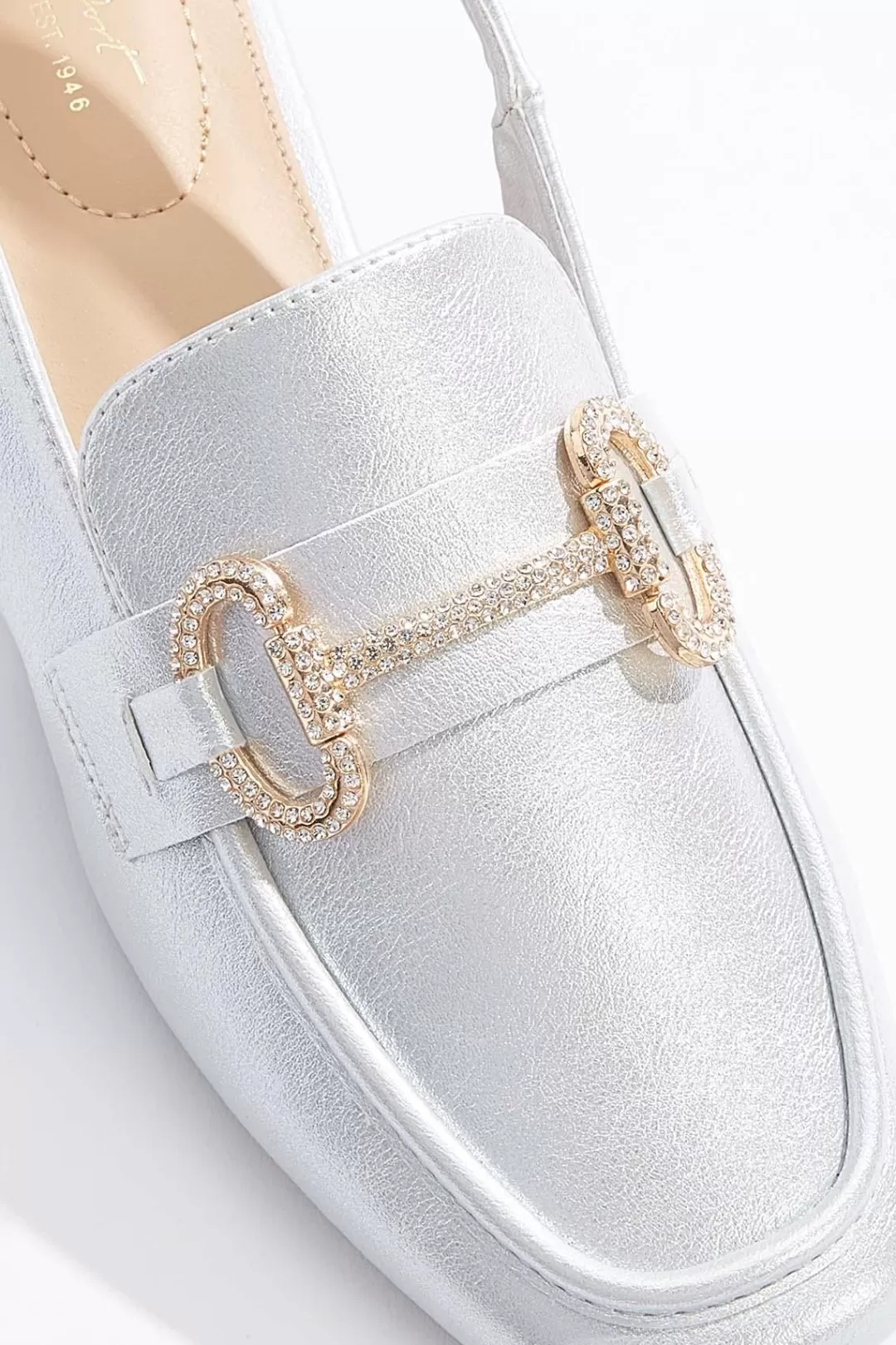 Cato Flats | Hardware Slingback Loafer Flats