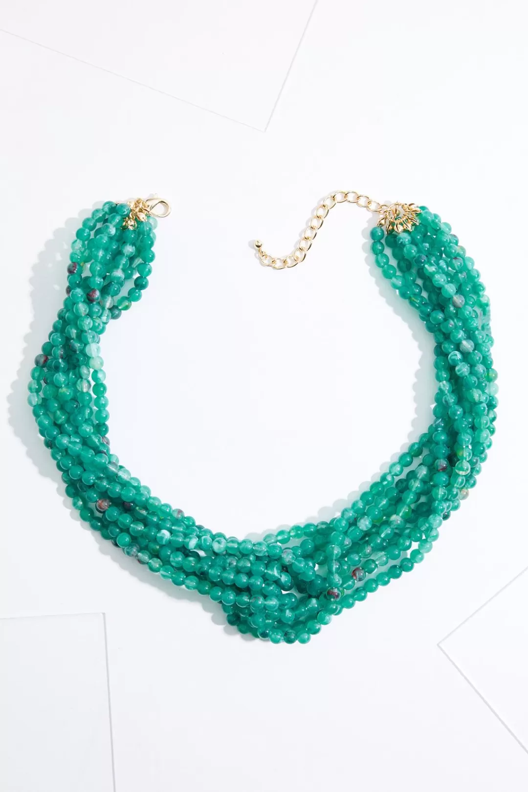 Cato Necklaces | Knotted Lucite Bead Necklace