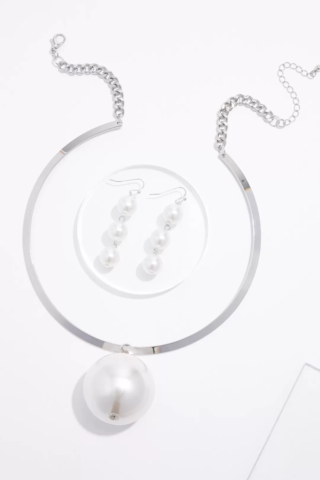 Cato Sets | Necklaces | Large Pearl Wire Necklace Set