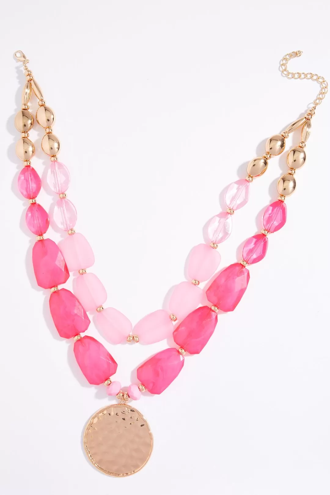 Cato Necklaces | Layered Lucite Pendant Necklace