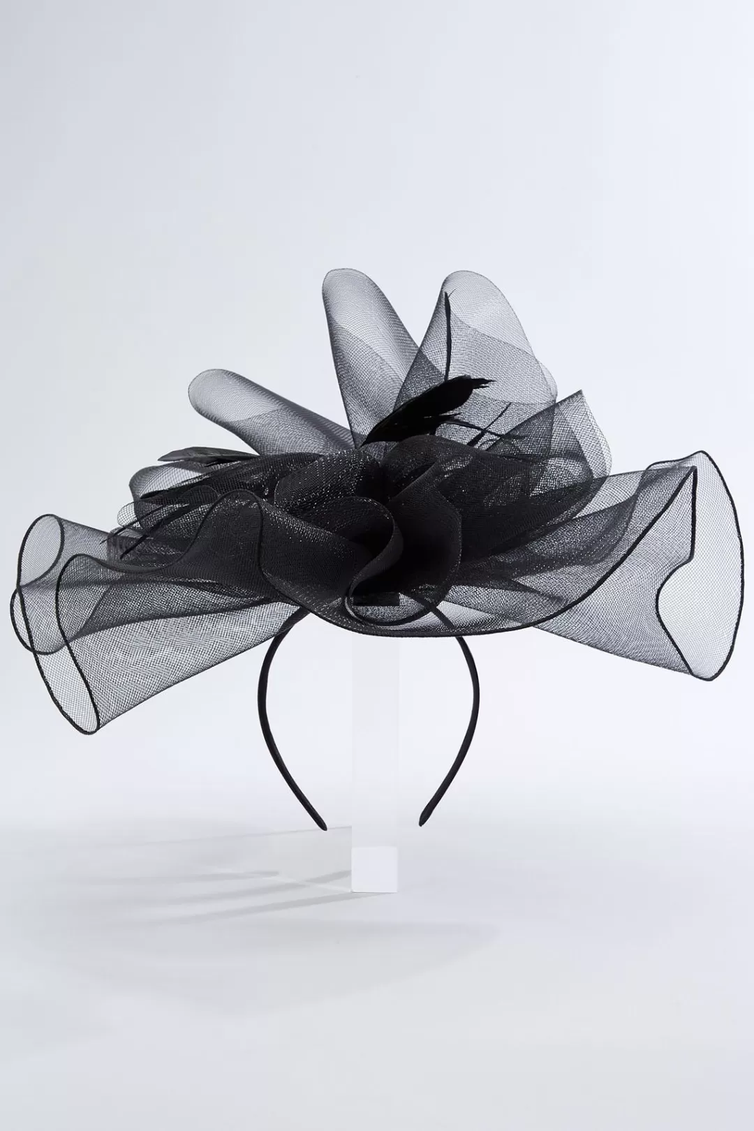 Cato Hats & Hair | Layered Net Feather Fascinator