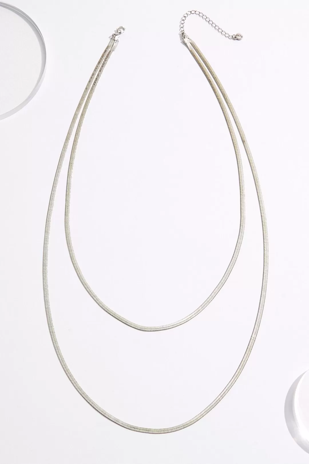 Cato Necklaces | Layered Snake Chain Long Necklace