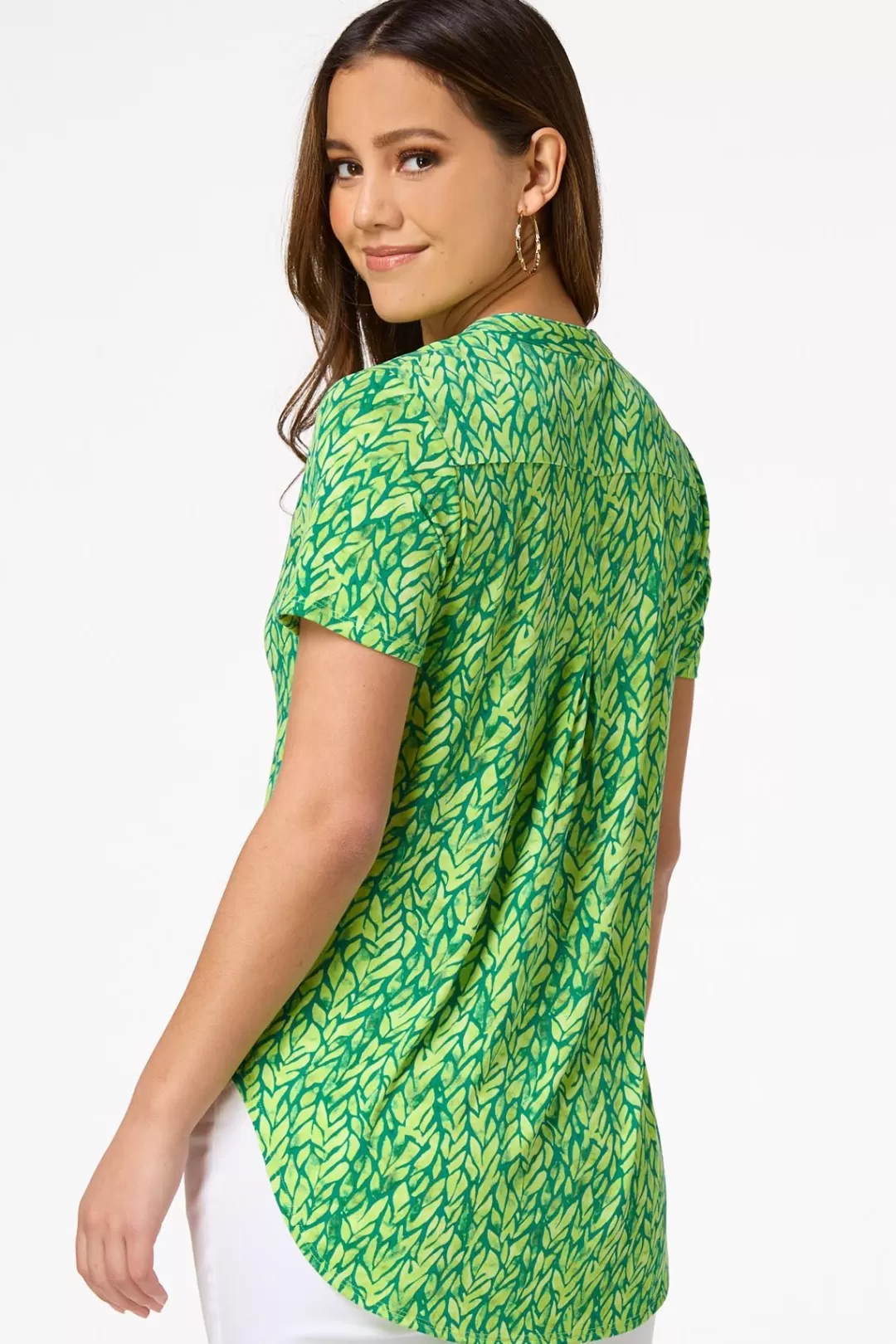 Cato Tops | Leaves Of Green Top