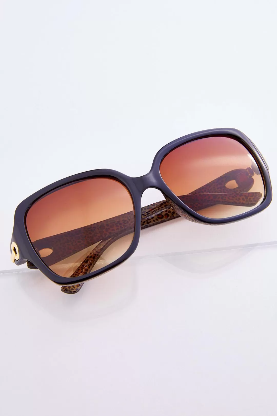 Cato Sunglasses | Leopard Square Sunglasses